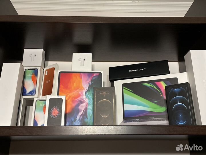 Коробки от apple iPhone Apple Watch и тл