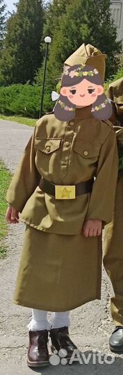 Прокат военных костюмов для девочек
