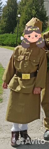 Прокат военных костюмов для девочек