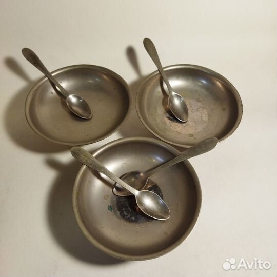 Креманки для мороженного из СССР 3 шт