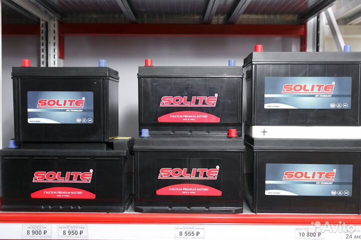 Аккумулятор Solite EFB (Солайт) 90Ah 880A обратная