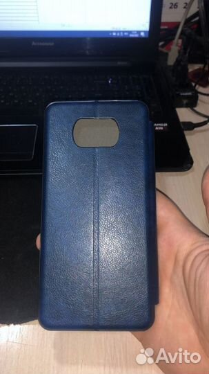 Чехол-книга на Poco X3/X3 PRO (синий)