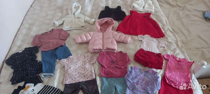 Пакет одежды девочка 62 68