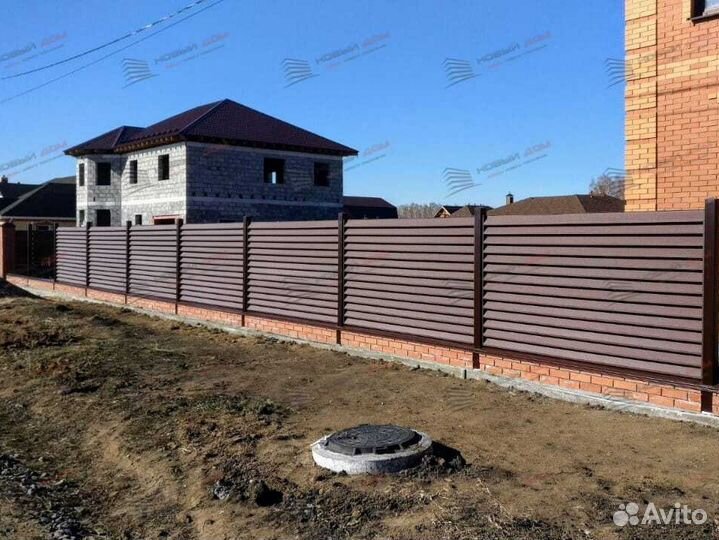 Забор жалюзи