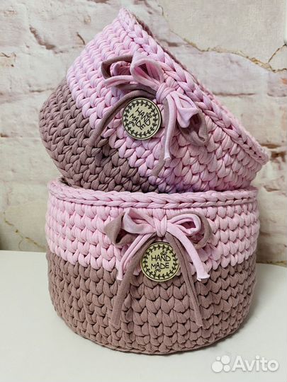Корзина для хранения интерьерная