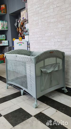 Манеж Happy Baby Wilson (Green)