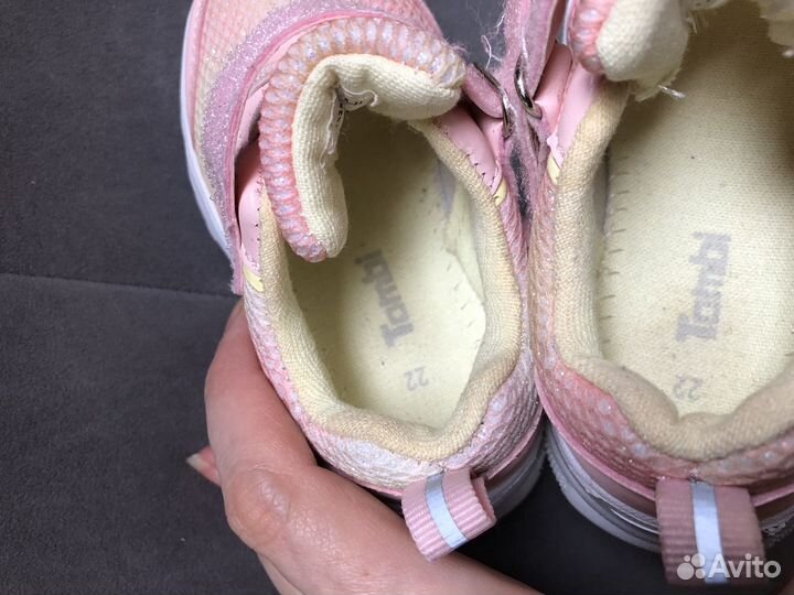Кроссовки tombi для девочки 22 размер