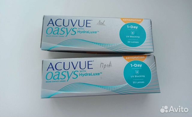 Линзы контактные для астигматизма