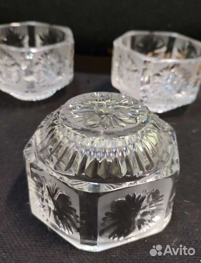Хрустальные салатники СССР