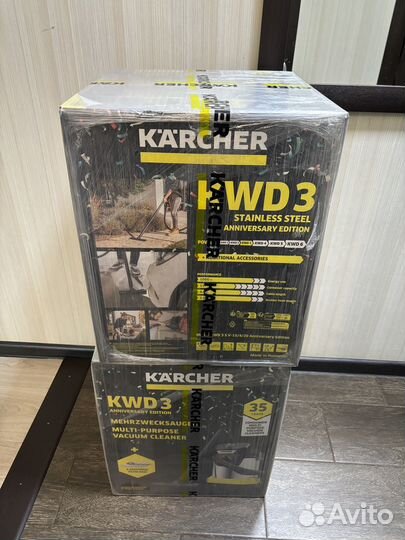 Строительный пылесос Karcher kwd 3