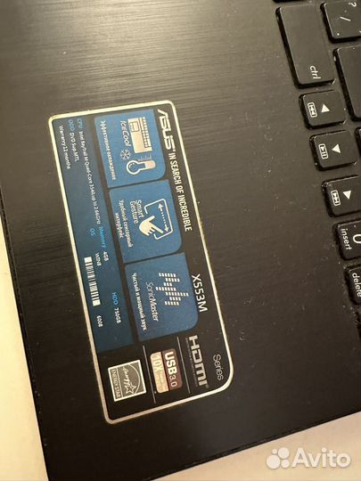 Ноутбук asus X553M