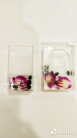 Мыльница и стакан для ванной комнаты