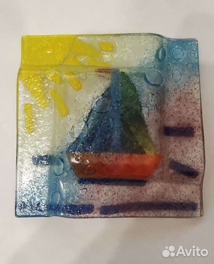 Пепельница муранское стекло