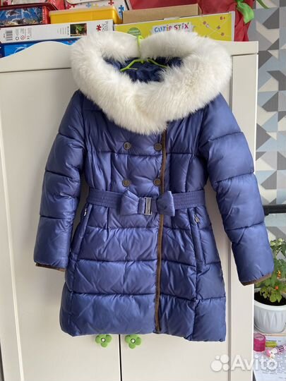 Зимнее пальто 122-128
