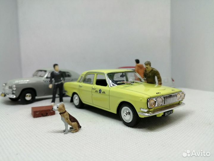 Модель газ-24-01 четырёхфарная «Волга» «такси»