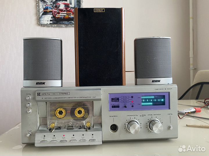 Орель 101-1, колонки, сабвуфер