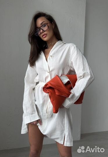 Платье рубашка льняное лоро пьяна