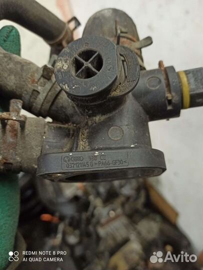 Пассат В4 1.6i 8v AFT тройник 037 121 145G оригина