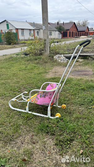 Санки с колесиками