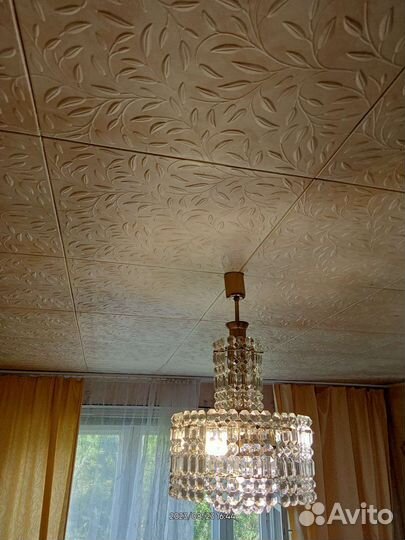 Хрустальная люстра СССР
