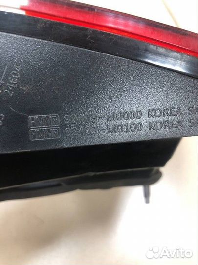 Фонарь внутренний левый Hyundai Creta