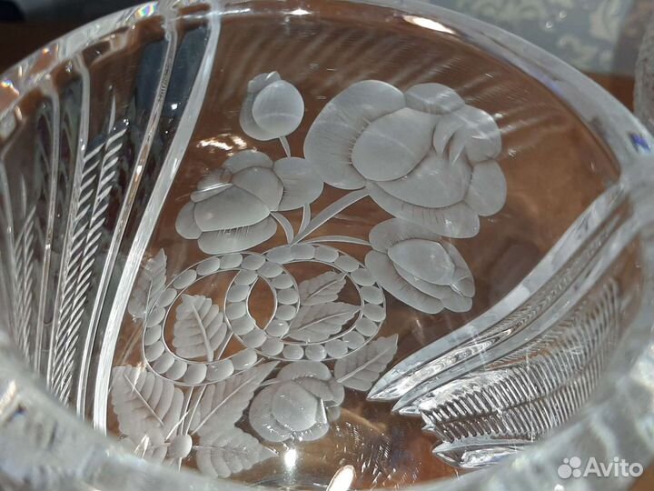 Хрустальные кубки. Винтаж