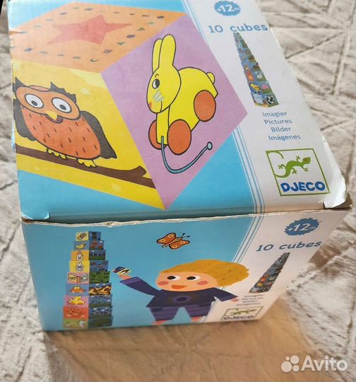 Пирамидка из кубиков Djeco