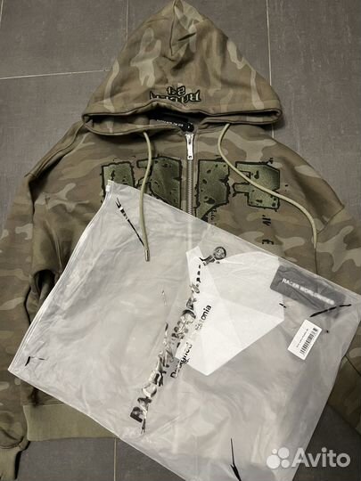 Racer worldwide forest camo hoodie