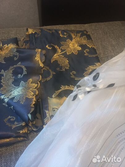 Шторы и тюль бу