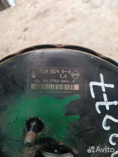 Вакуумный усилитель тормозов renault logan