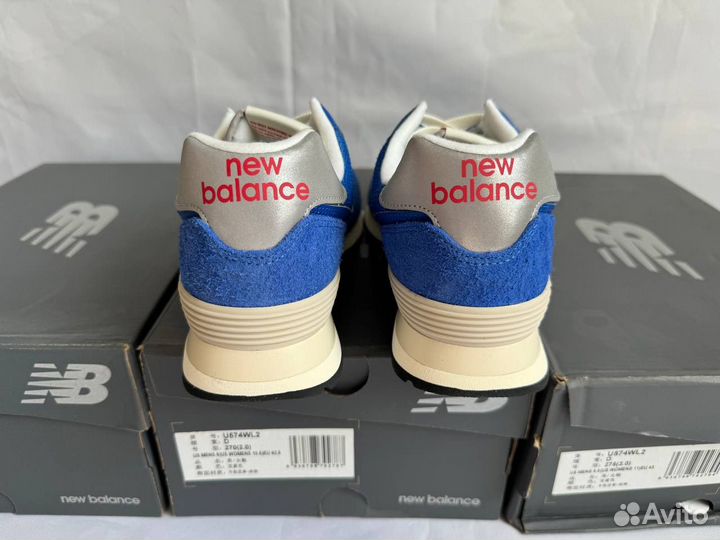 Кроссовки New Balance 574 Blue Оригинал U574WL2