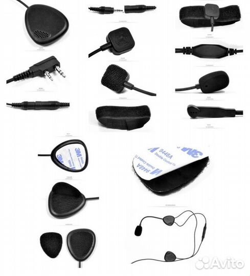 Гарнитура для рации в шлем