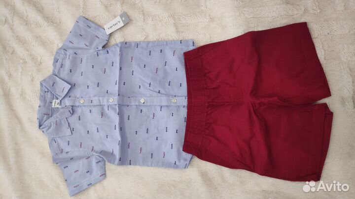 Костюм Old Nevy, рубашка и шорты, рр 4Т