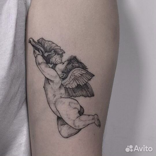 Модель на тату, татуировка