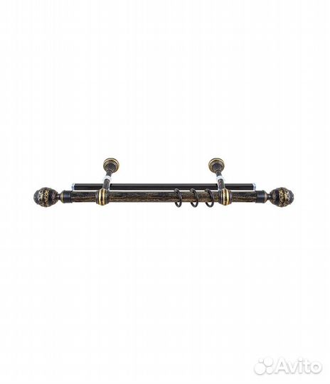 Карниз Валанс с У-шиной 240 см черное