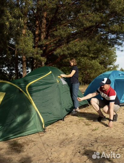 Палатка 4 местная с тамбуром