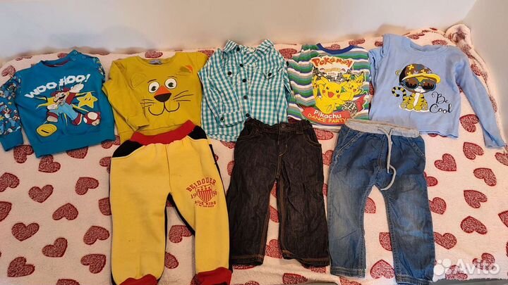 Детская одежда пакетом для мальчиков 1,5-2 года