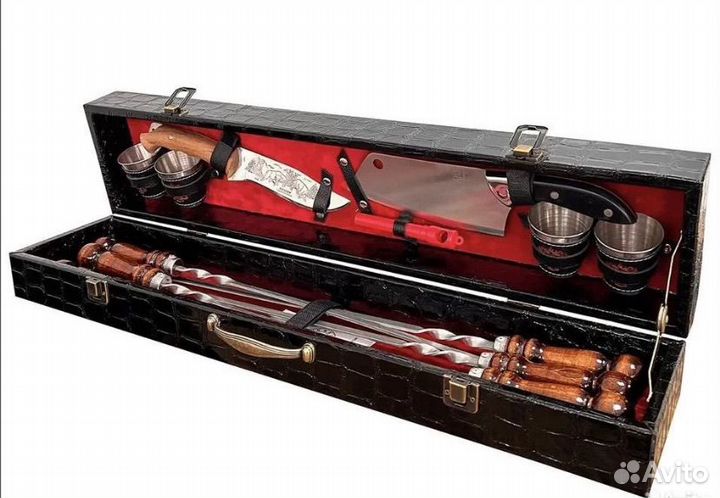 Подарочный набор для мужчины с шампурами в наличии