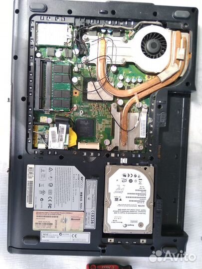 Ноутбук MSI GX-600, нерабочий