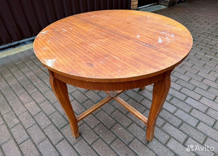 Стол круглый письменный обеденный раздвижной №2мм