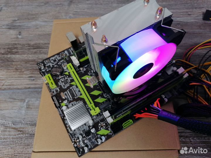 Комплект плата х79 + проц 8 ядер + 32 Гб + кулер