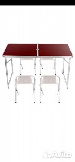 Туристический стол + 2 или + 4 стула