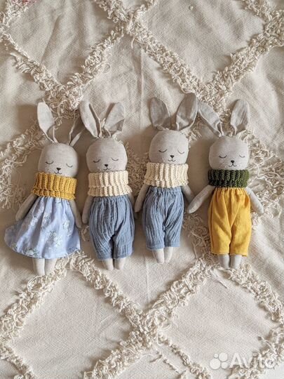 Игрушка зайчик ручной работы