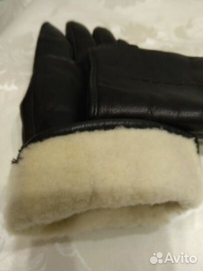 Кожанные женские перчатки