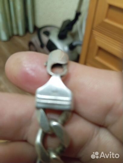 Серебряный браслет мужской 925 26 см