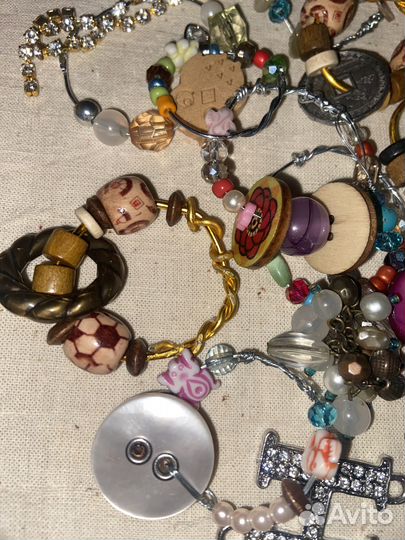 Бижутерия пакетом лом,декор,для творчества