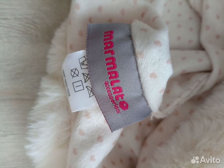 Шапка с ушками (овечка)