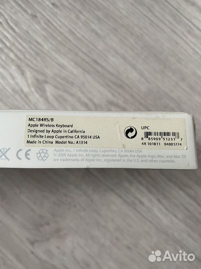 Apple wireless keyboard