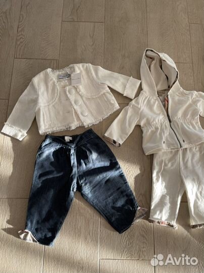 Одежда на малышку Burberry, Dior, Cavalli