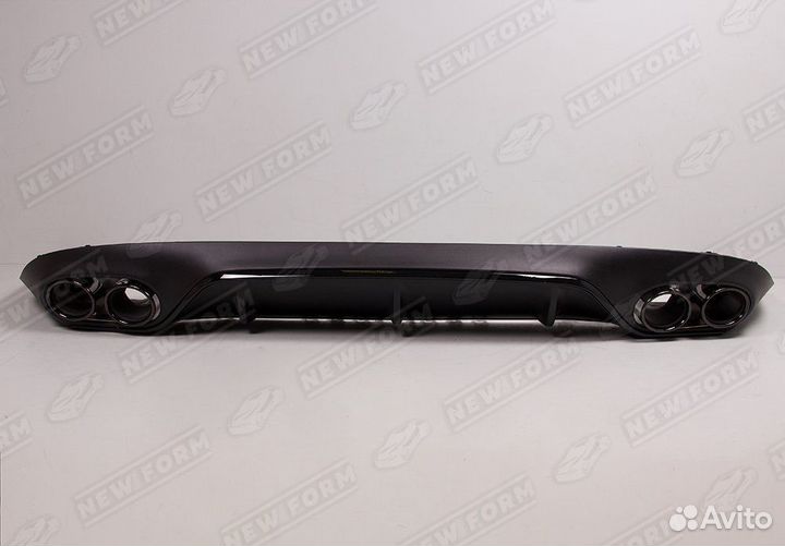 Диффузор 53 AMG черный Mercedes E Coupe C238